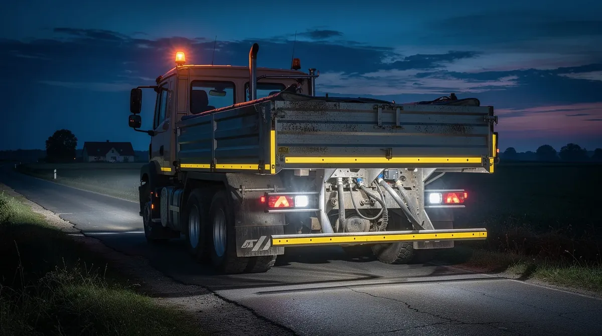 Lampy robocze LED na cysternach i rozsiewaczach nawozów – ATEX i ADR