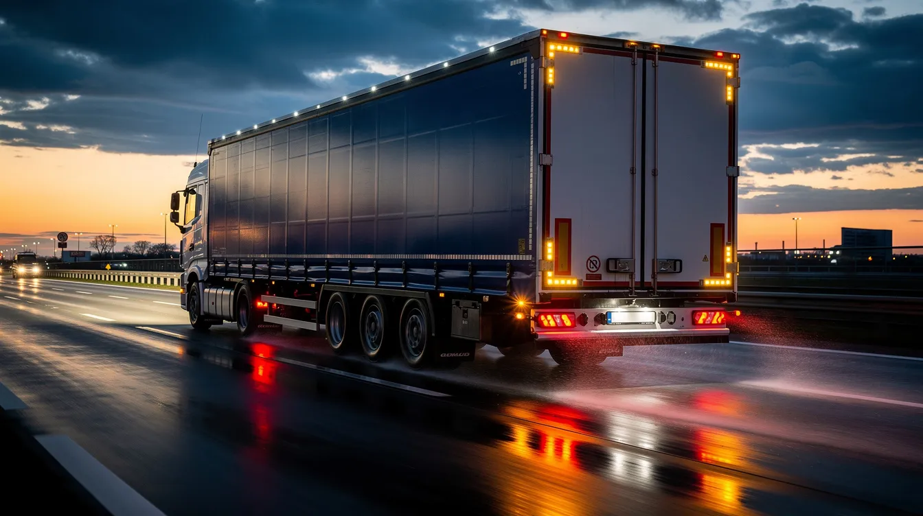 Oświetlenie LED przyczep i naczep – wymogi i montaż