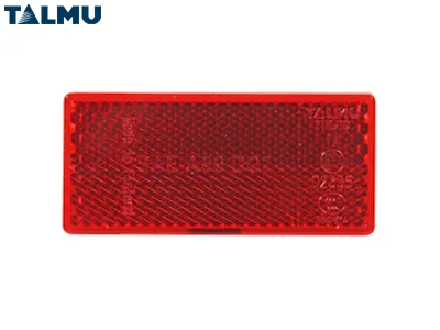TALMU Reflektor Odblaskowy Czerwony 69x31.5mm do Klejenia - Dalekosiezne.pl