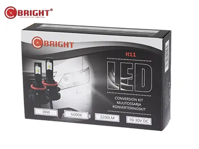 C-BRIGHT Zestaw Konwersyjny LED H7 38W 3200lm 6000K Icematrix 10-30V - Zdjęcie 3