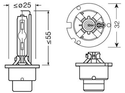 OSRAM Xenarc Ultra Life D2S 85V 3200lm 4300K - żarówka ksenonowa - Zdjęcie 3