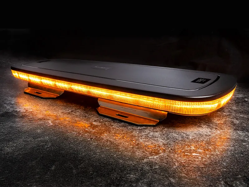 BULLBOY Panel Ostrzegawczy LED 600mm Żółty 10-30V 14 Funkcji Błysku - Dalekosiezne.pl