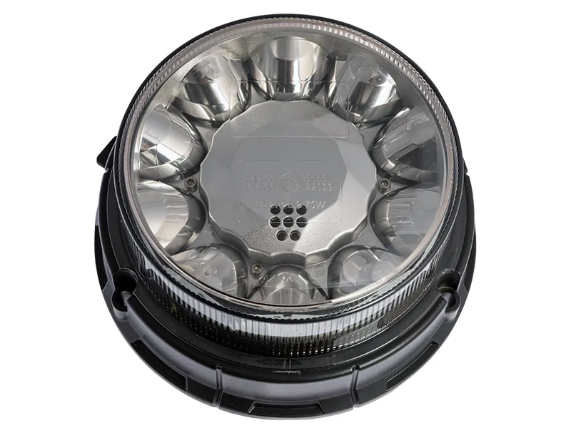 OPTIBEAM DARK PHANTOM Kogut LED Ostrzegawczy 12-24V Bursztynowy ECE R65 - Zdjęcie 4