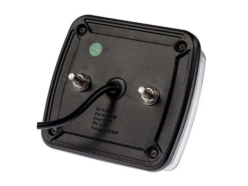 OPTIBEAM Dark Phantom Lampa Tylna LED 12-24V z Kierunkowskazem i Światłem STOP - Zdjęcie 5