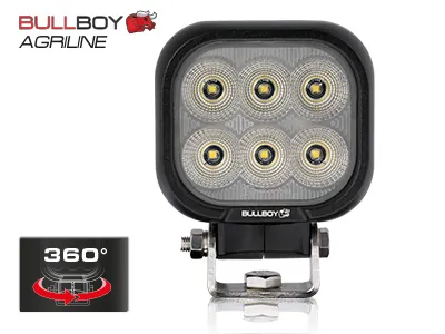 BULLBOY AGRILINE Lampa Robocza LED 60W 4330lm 6x Osram 5000K 9-32V - Zdjęcie 2