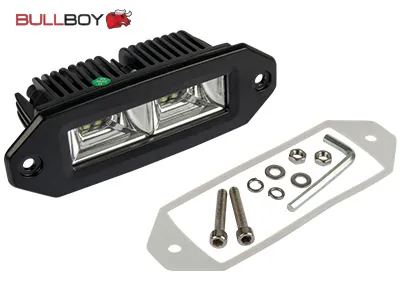 BULLBOY Lampa robocza LED wpuszczana 40W 2000lm 9-30V ECE R10 - Zdjęcie 4