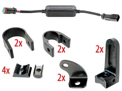 SAE Panel roboczy LED 30x5W Osram 14940lm 9-36V IP68 flood beam - Zdjęcie 2