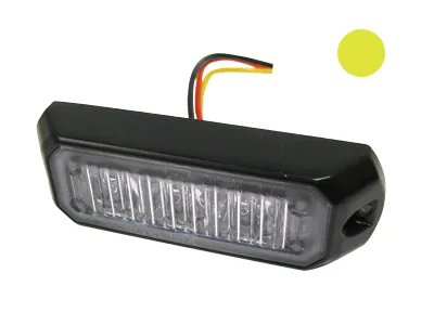 AXIXTECH Lampa Sygnalizacyjna LED Pomarańczowa 12-24V ECE R65 Pozioma - Dalekosiezne.pl