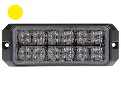 AXIXTECH Lampa Ostrzegawcza LED Pomarańczowa 12V/24V 132mm ECE R65 - Zdjęcie 2