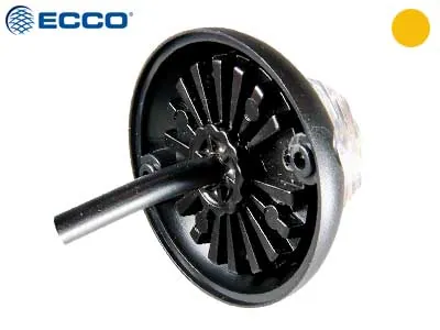 ECCO Lampa Stroboskopowa LED 10-30V Pomarańczowa 21 Trybów Błysku IP67 R65 - Zdjęcie 4