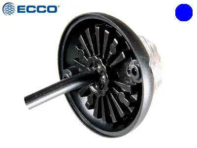 ECCO Stroboskop LED Niebieski 10-30V ø38mm - 21 Programów Migania - Zdjęcie 4