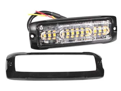 AXIXTECH Lampa Sygnalizacyjna LED Pozioma 12-24V Pomarańczowa 133mm - Zdjęcie 3