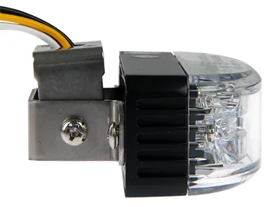 AXIXTECH LED Lampa Ostrzegawcza Horyzontalna 11-30V Pomarańczowa 16 Trybów - Zdjęcie 8