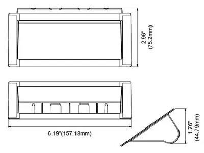 Zestaw montażowy do szyby dla lamp błyskowych ES6 - osłona z regulacją 55° - Zdjęcie 3