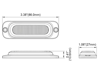 AXIXTECH Lampa LED Stroboskopowa Grille 12-24V - 3 Diody High-Power, 12 Funkcji - Zdjęcie 5