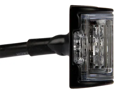 AXIXTECH LED Horizontal Signal Light - Lampa Ostrzegawcza Stroboskopowa 12-24V Pomarańczowa z Homologacją ECE R65 - Zdjęcie 3