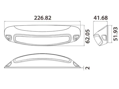 Lampa robocza LED Scene SL209 12-24V 1460lm 6xLED - Zdjęcie 4