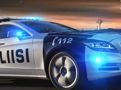 AXIXTECH Stroboskop LED 12-24V niebieski z mocowaniem Pop-n-Lock - Zdjęcie 5