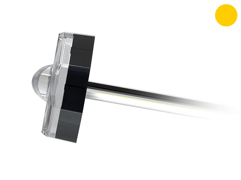 Axixtech LED-warning light Octa-Fit 540lm 12-24V - Bursztynowy stroboskop ostrzegawczy ECE R65 - Zdjęcie 3