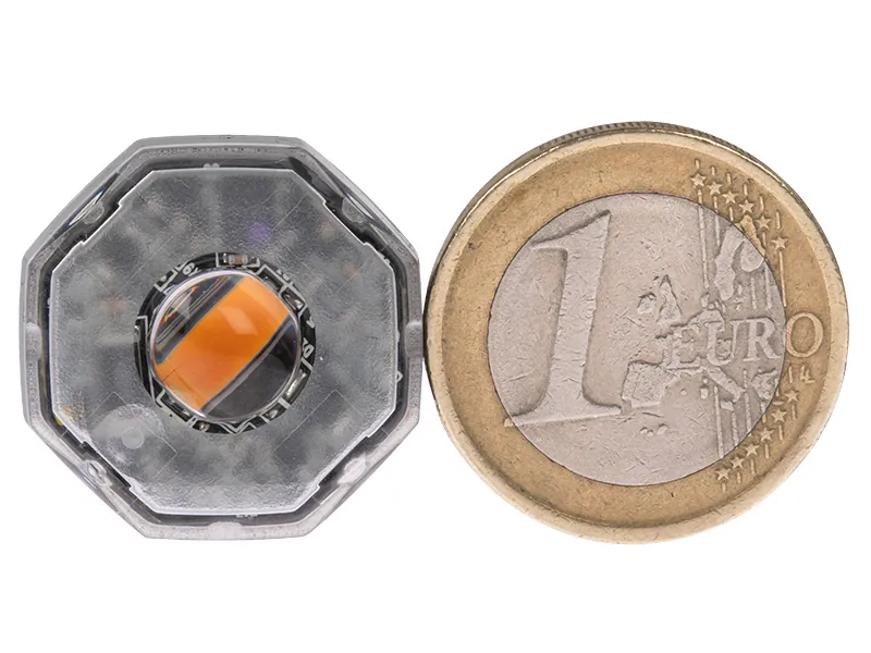 Axixtech LED-warning light Octa-Fit 540lm 12-24V - Bursztynowy stroboskop ostrzegawczy ECE R65 - Zdjęcie 5