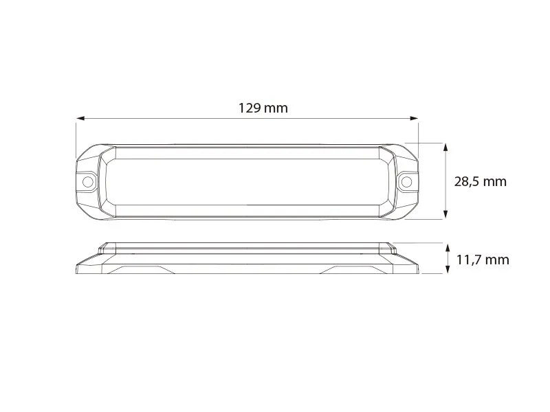 Optibeam Vector Six ICAO/MIL - Lampa Stroboskopowa Ostrzegawcza 12V ECE R65 Class 2 - Zdjęcie 4