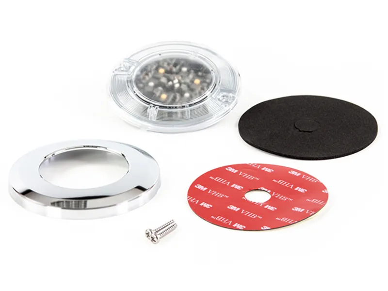 AXIXTECH Lampa LED Wnętrza 12-24V 390lm IPX8 Wodoszczelna ø102mm - Zdjęcie 3