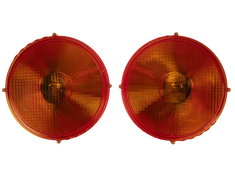 Zestaw 2 lamp ostrzegawczych LED 12-24V z kablem 5m - EN12352 - Zdjęcie 2