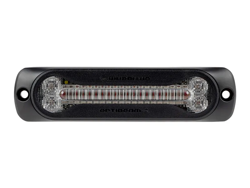 OPTIBEAM Dark Phantom SX6 Stroboskop LED Poziomy Czerwony 24 LED 12-24V - Zdjęcie 2