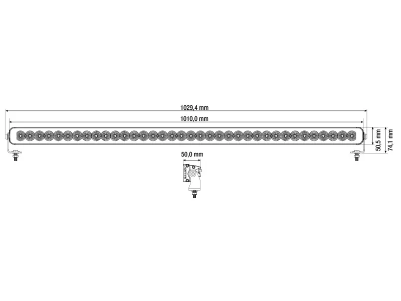 BULLBOY PROLINE REACTOR SINGLE 1010 Panel Roboczy LED 30000lm 10-30V - Zdjęcie 2