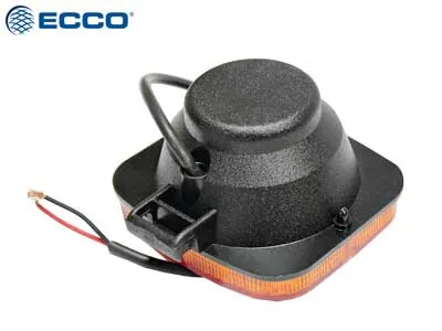 Kogut Halogenowy Obrotowy 12V 55W Pomarańczowy z Podstawą - Lampa Ostrzegawcza - Zdjęcie 2