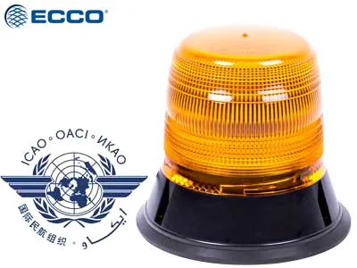 ECCO Kogut LED Ostrzegawczy Magnetyczny Bursztynowy 10-30V ø200mm ICAO - Dalekosiezne.pl