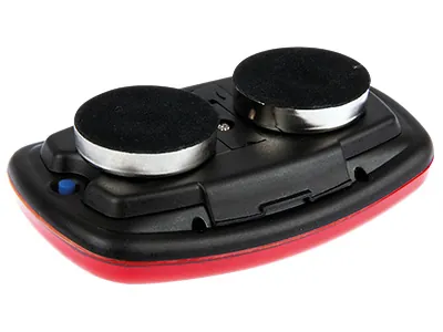 Lampa Ostrzegawcza LED Bateryjna Czerwona 18 Diod z Mocowaniem Magnetycznym 160x100mm - Zdjęcie 3