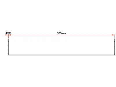 X-vision DOMIBAR - Uchwyt Montażowy do Belki Świetlnej 573mm | Wspornik Pomocniczy - Zdjęcie 4