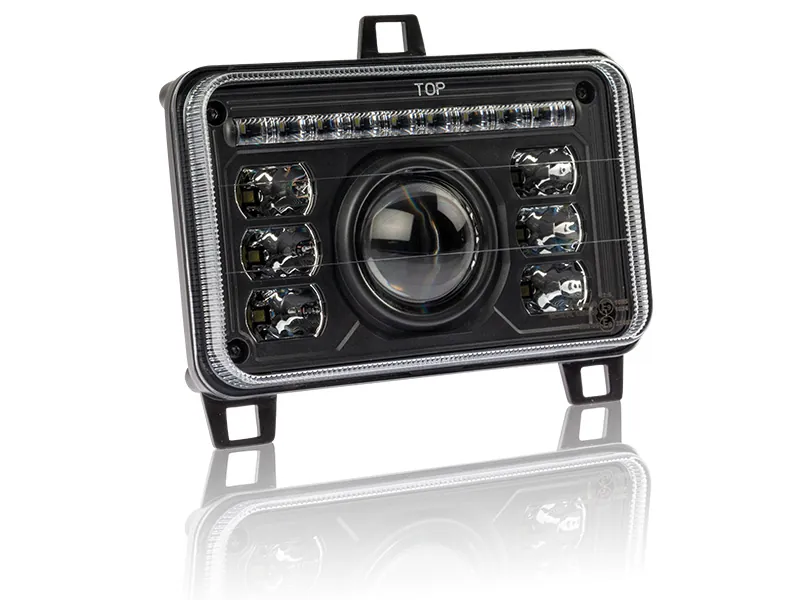BULLBOY AGRILINE Reflektor LED 4x6 z wtyczką H4 - 3529lm, 9-32V, 6000K, IP68 - Dalekosiezne.pl