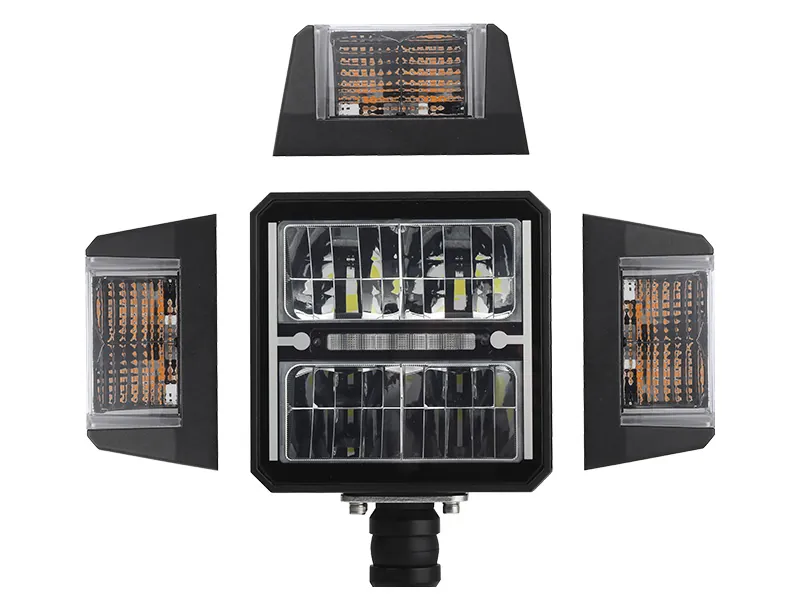 BULLBOY AGRILINE Lampa Przednia do Pługów Śnieżnych 12/24V 1800/3600lm z Podgrzewaną Szybą - Zdjęcie 4