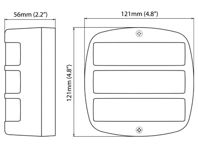 Nordic Lights Tylna Lampa LED 24V Wielofunkcyjna - Pozycja, Stop, Kierunkowskaz - Zdjęcie 4