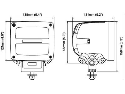 NORDIC LIGHTS Scorpius N4601 QD - Lampa Robocza LED 11500lm 18-32V z Systemem Quake - Zdjęcie 3