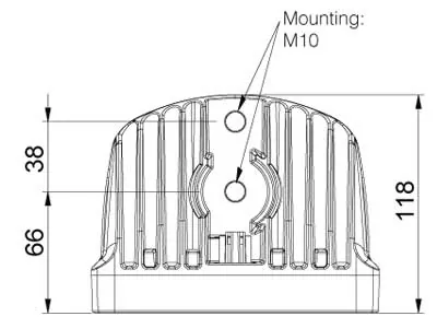 NORDIC LIGHTS Lampa Robocza LED 2700lm 9-32V Kompaktowa - Upside Flood - Zdjęcie 4