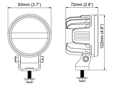 NORDIC LIGHTS Canis Go 420 Lampa Robocza LED 12-24V 1800lm 5000K - Zdjęcie 3
