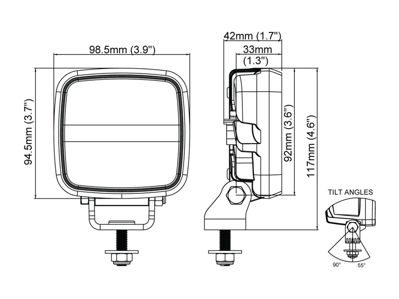 Nordic Lights Scorpius GO 410 - Lampa Robocza LED 1900lm 12-48V - Zdjęcie 3