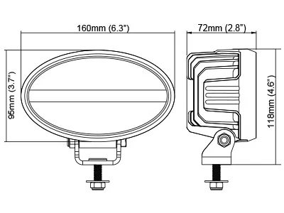 NORDIC LIGHTS Antares GO 625 Lampa Robocza LED 12-24V 2300lm 5000K - Zdjęcie 3