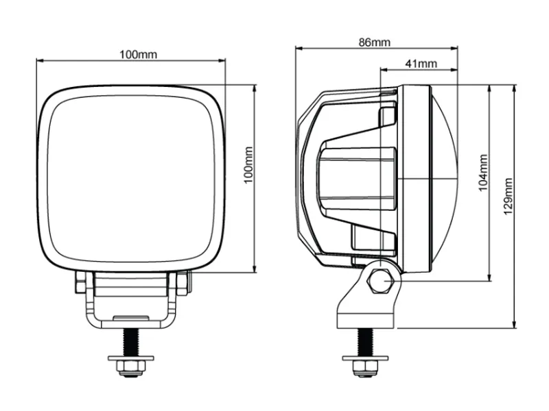 NORDIC LIGHTS Scorpius Pro 415 PH Lampa Robocza LED 1950lm 9-32V Bezrefleksyjna - Zdjęcie 2