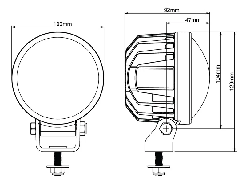 NORDIC LIGHTS Canis Pro 415 PH - Lampa Robocza LED 1950lm 9-32V Bez Olśnienia - Zdjęcie 2