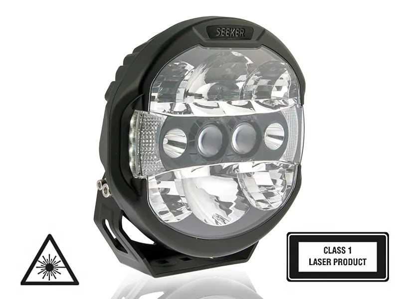 SEEKER QUANTUM LEDZER Okrągła Lampa Hybrydowa LED + Laser 12000lm 10-32V - Zdjęcie 3