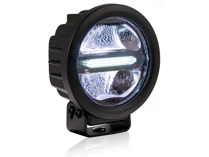 Optibeam Savage 5 Okrągła Lampa LED Drogowa 2000lm 9-36V z Światłami Pozycyjnymi - Dalekosiezne.pl