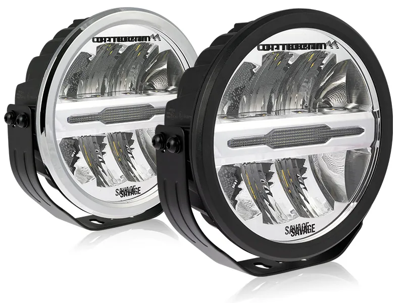 Optibeam Savage 9 – okrągła lampa LED dalekosiężna 7200lm 9-36V z Osram - Zdjęcie 3