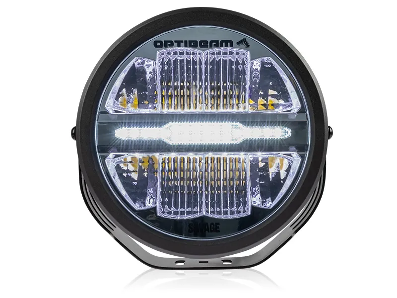 Optibeam Savage 9 – okrągła lampa LED dalekosiężna 7200lm 9-36V z Osram - Zdjęcie 5