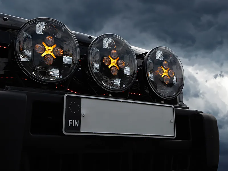 OPTIBEAM NIN9 Lampa Drogowa LED 14000lm 9-36V Światło Drogowe z Funkcją Pozycyjną - Zdjęcie 9