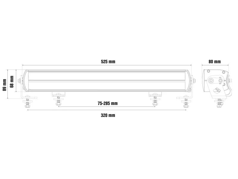 OPTIBEAM Super Captain Dual Rage 600 - Lampa LED Dalekosiężna 27000lm 1300m 9-36V - Zdjęcie 10