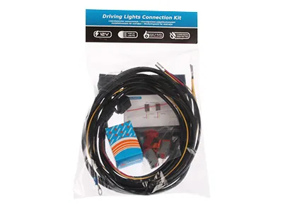 Wiązka przewodów do lamp dodatkowych 12V z przekaźnikiem 40A - zestaw montażowy - Zdjęcie 2